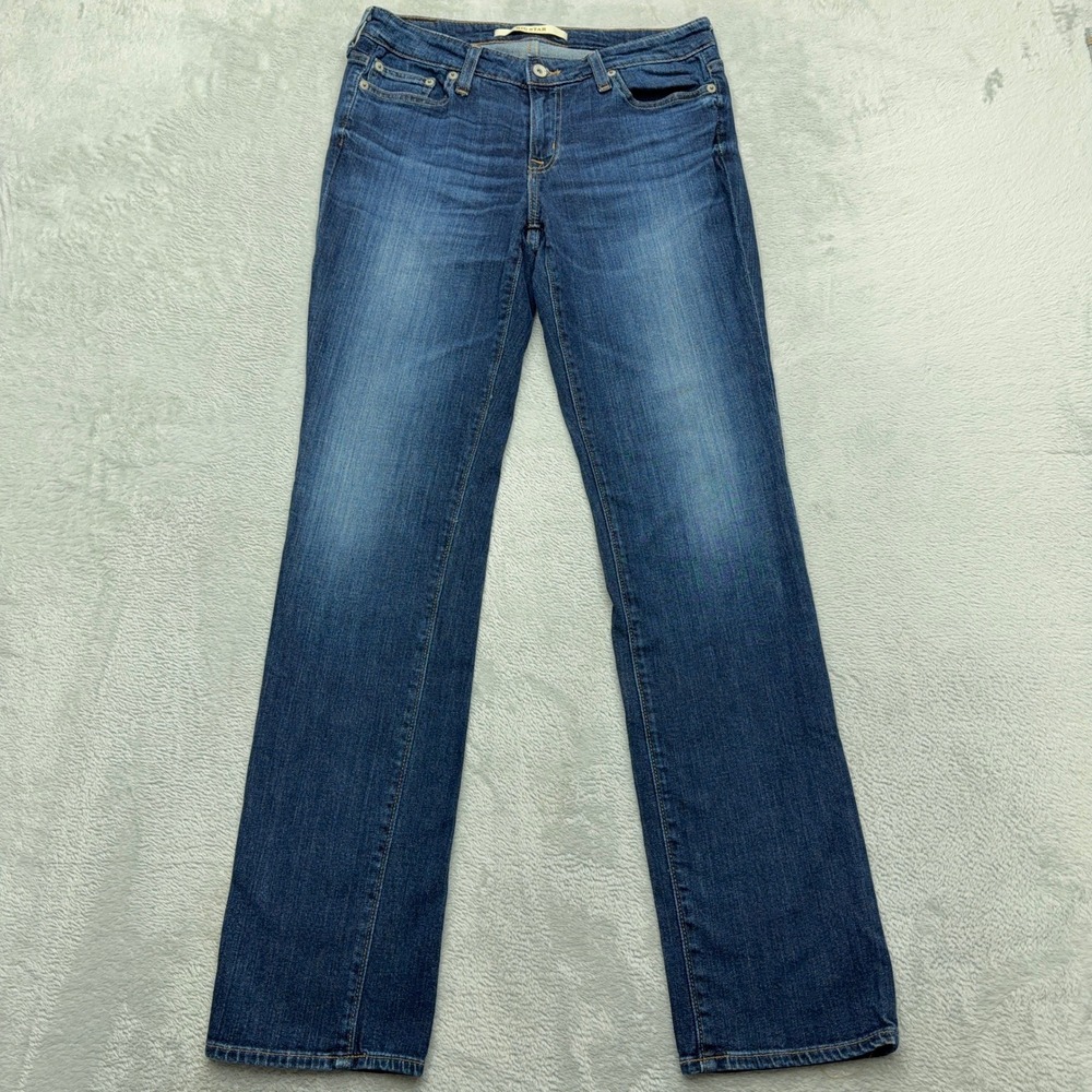 Big Star Jeans Womens 27R Blue Straight Leg Mid Rise Denim Classic Stretch